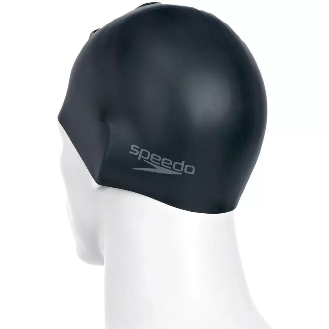 Plain Moulded Silicone Cap, Black, No Color, large image number 1