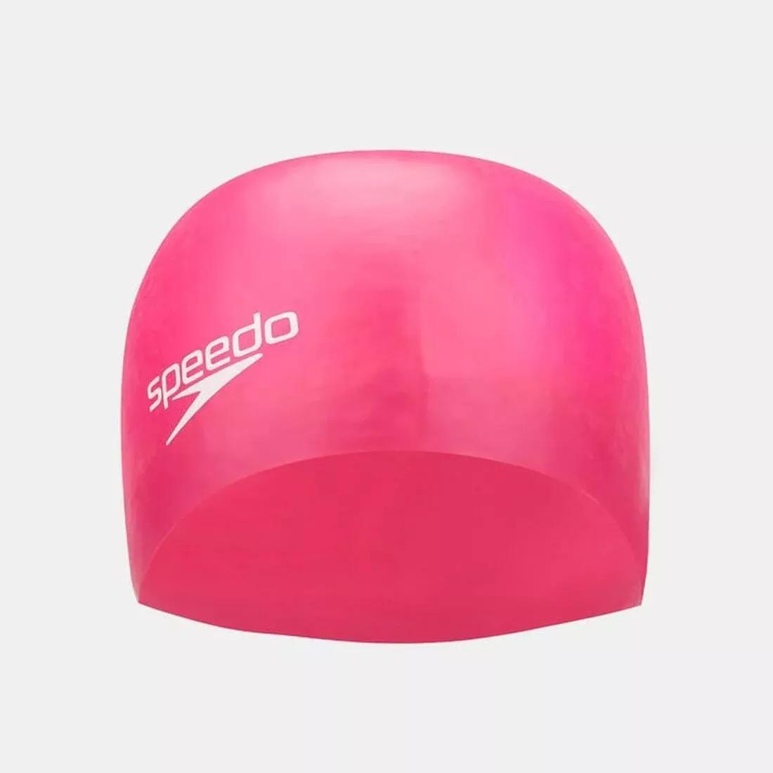Plain Moulded Silicone Cap, Pink, No Color, large image number 0