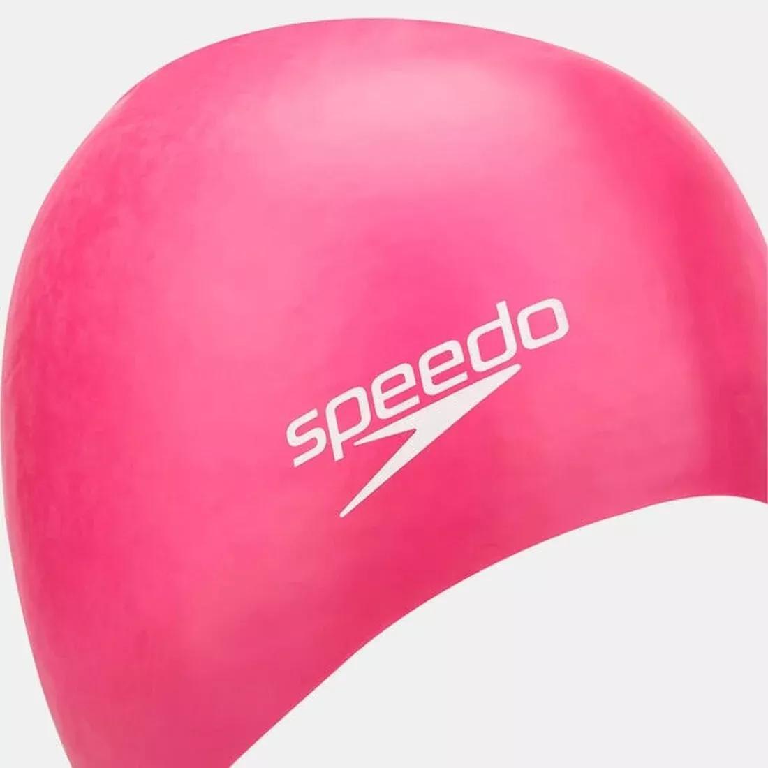 Plain Moulded Silicone Cap, Pink, No Color, large image number 2