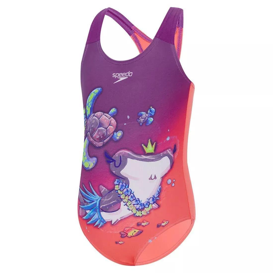Toddler Girls Digital Printed Swimsuit, No Color, medium