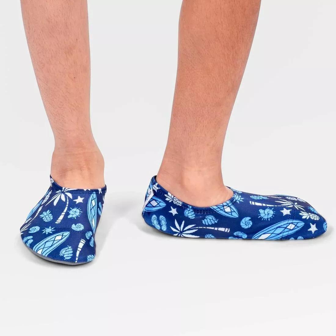 Children Pool & Beach Shoes - Printed, Navy, No Color, medium