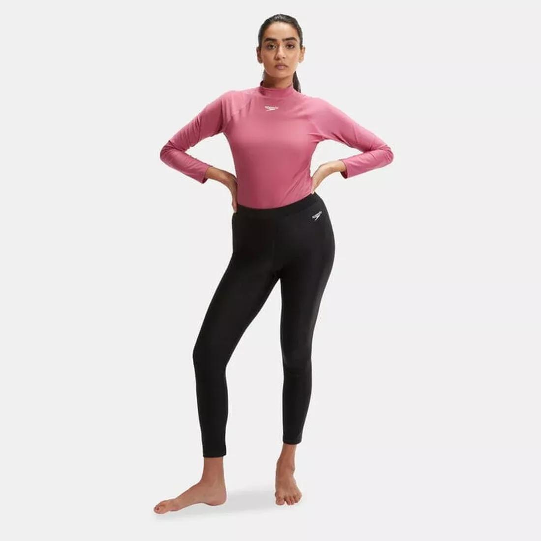 Women's Speedo Essentials Leggings, No Color, large image number 1