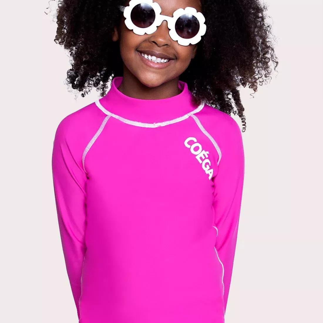 Kids Girls Rash Guard – Long Sleeve, 5462_000, large image number 1