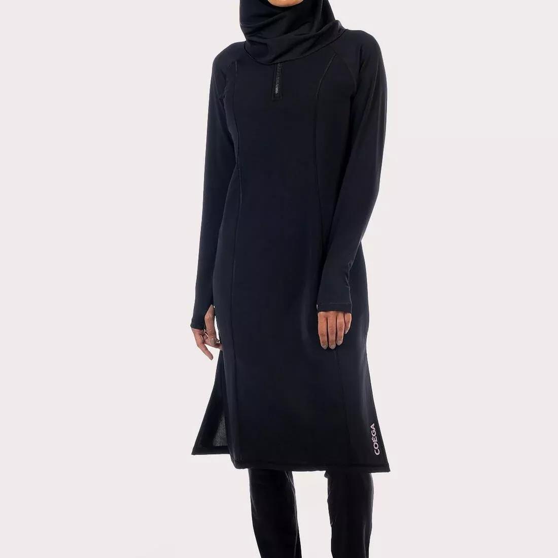 Ladies Modest Swim Suit - Full Length - Three Piece Set, No Color, large image number 0