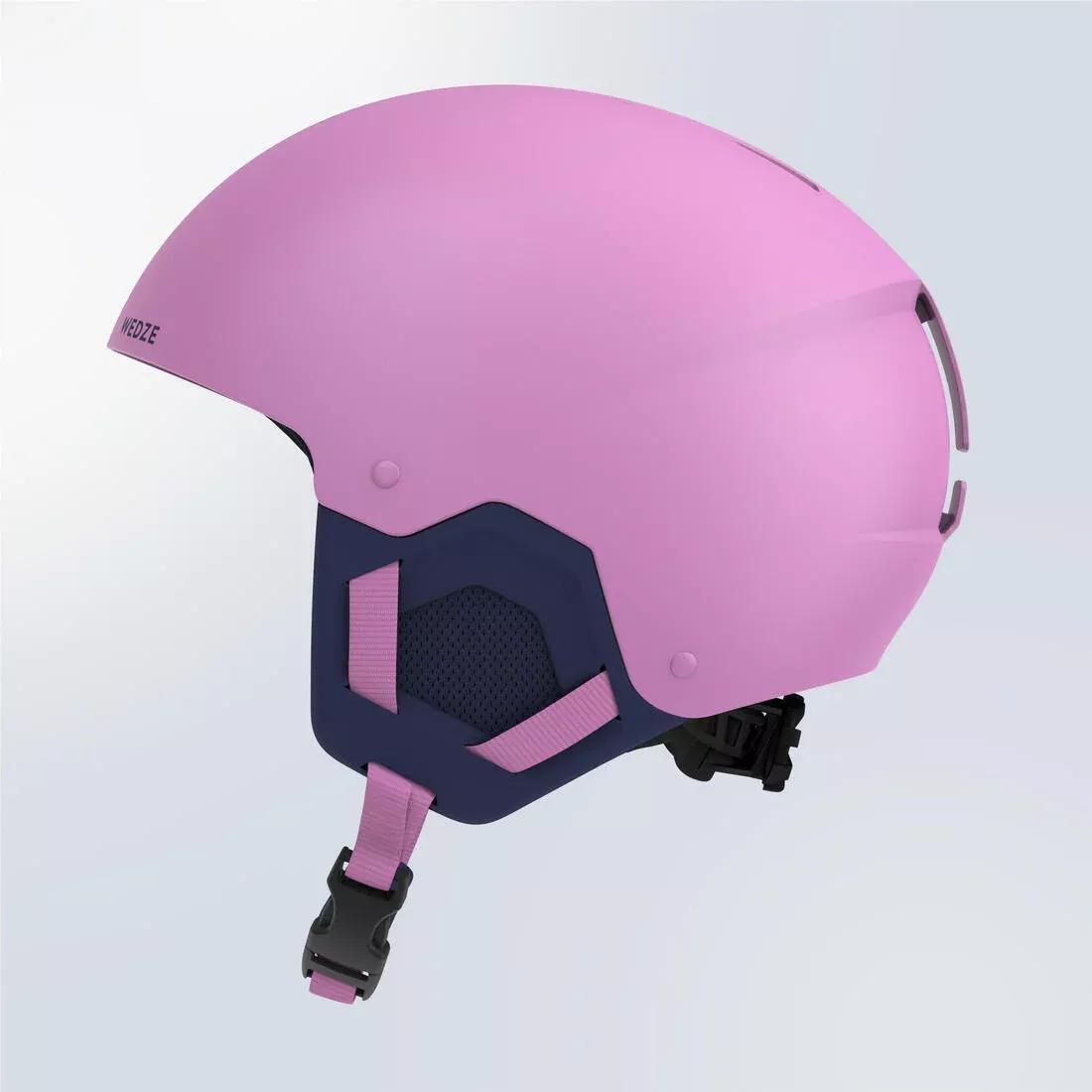 Kids Girls Skiing Helmet H-Kid 500, Purple, No Color, large image number 4