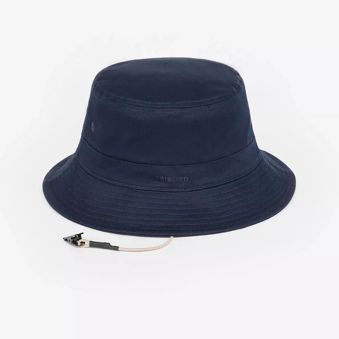 Adults Sailing Boat Hat 100 Cotton, Blue, No Color, medium