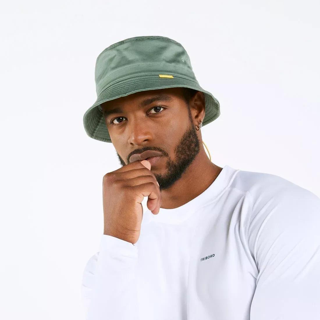 Adults Sailing Boat Hat 100 Cotton, Blue, No Color, large image number 4