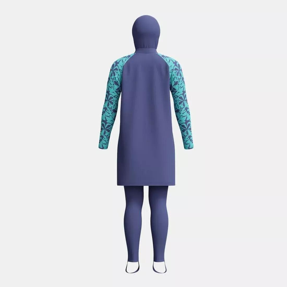 Women's Modest 3-Piece Swimming Set, No Color, large image number 3