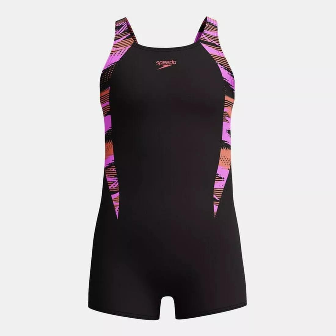 Girls HyperBoom Splice Legsuit, No Color, medium