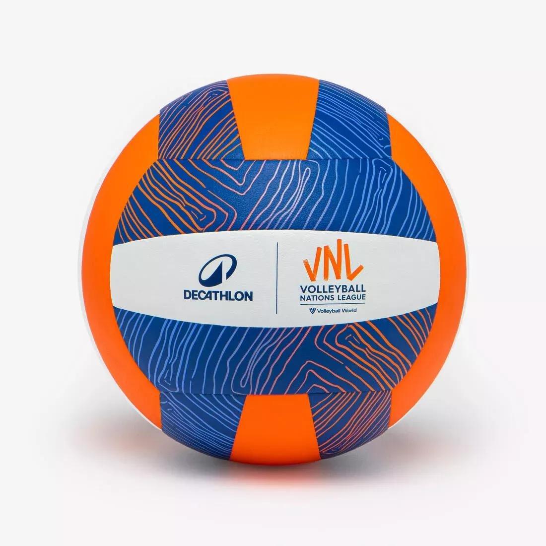 Size 5 Volleyball VNL Collection - VB500, Red, No Color, medium