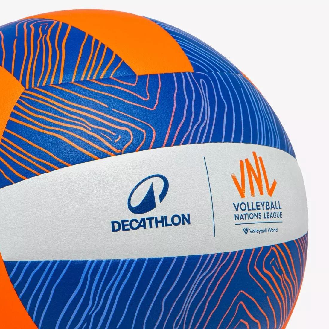 Size 5 Volleyball VNL Collection - VB500, Red, No Color, medium