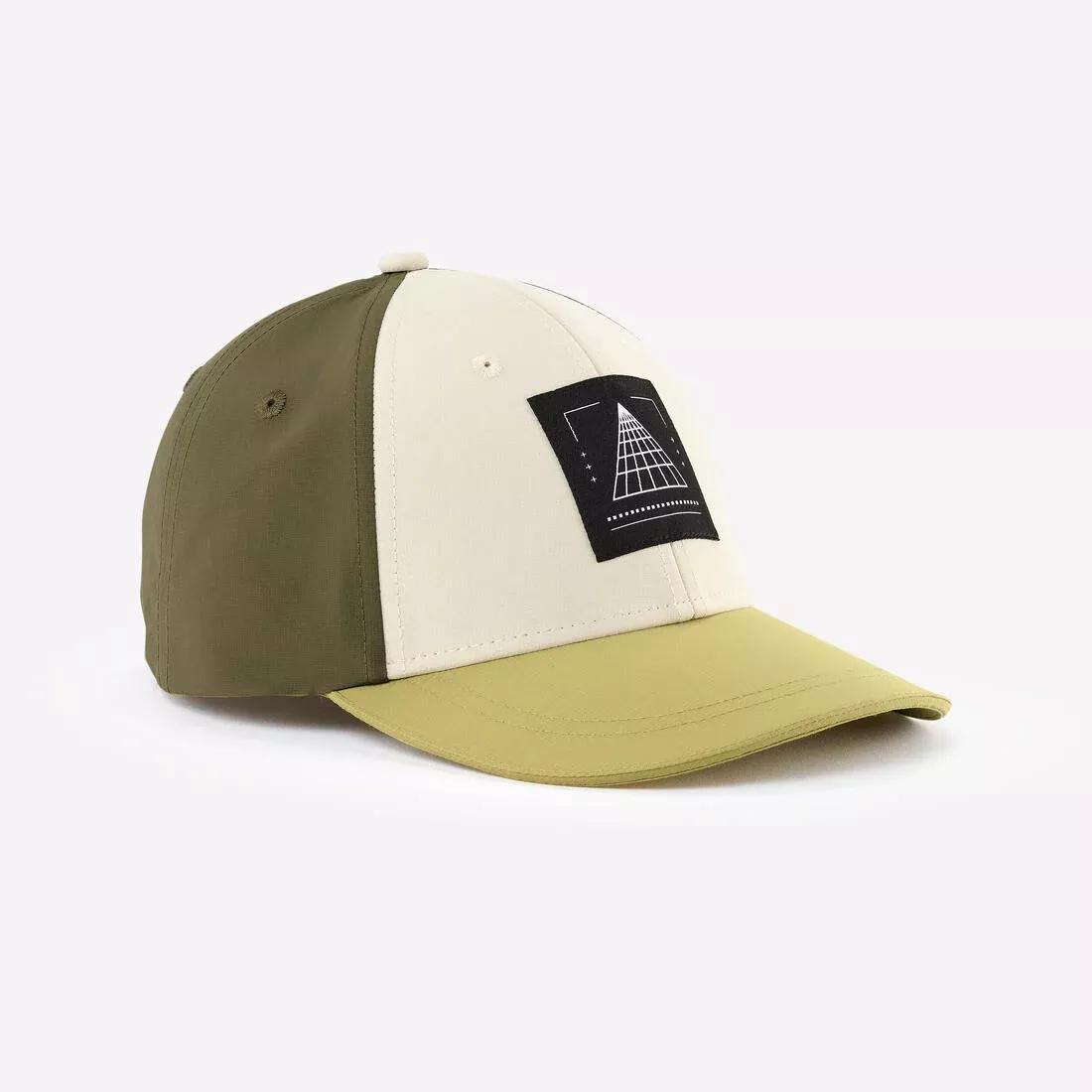 Kids Unisex Hiking Cap - MH100 7-15 Years, Beige, No Color, large image number 3