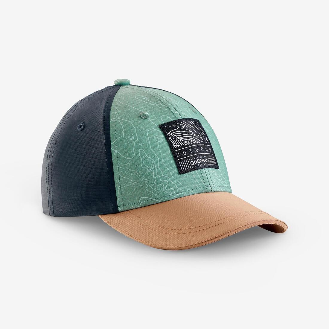 Kids Unisex Hiking Cap - MH100 7-15 Years, Beige, No Color, large image number 4