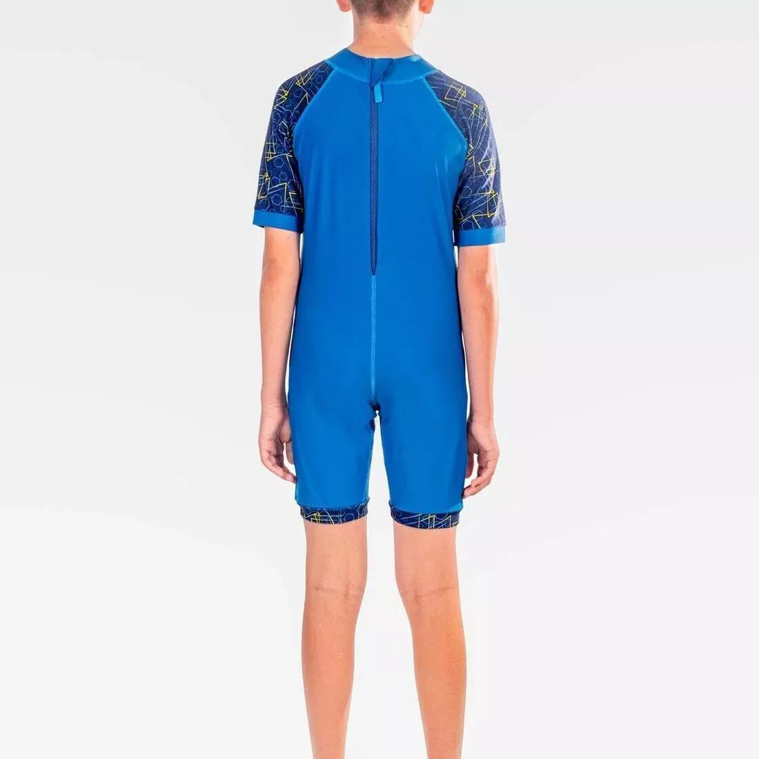 Kids Boys Swim Suit - One Piece, Blue, No Color, large image number 1