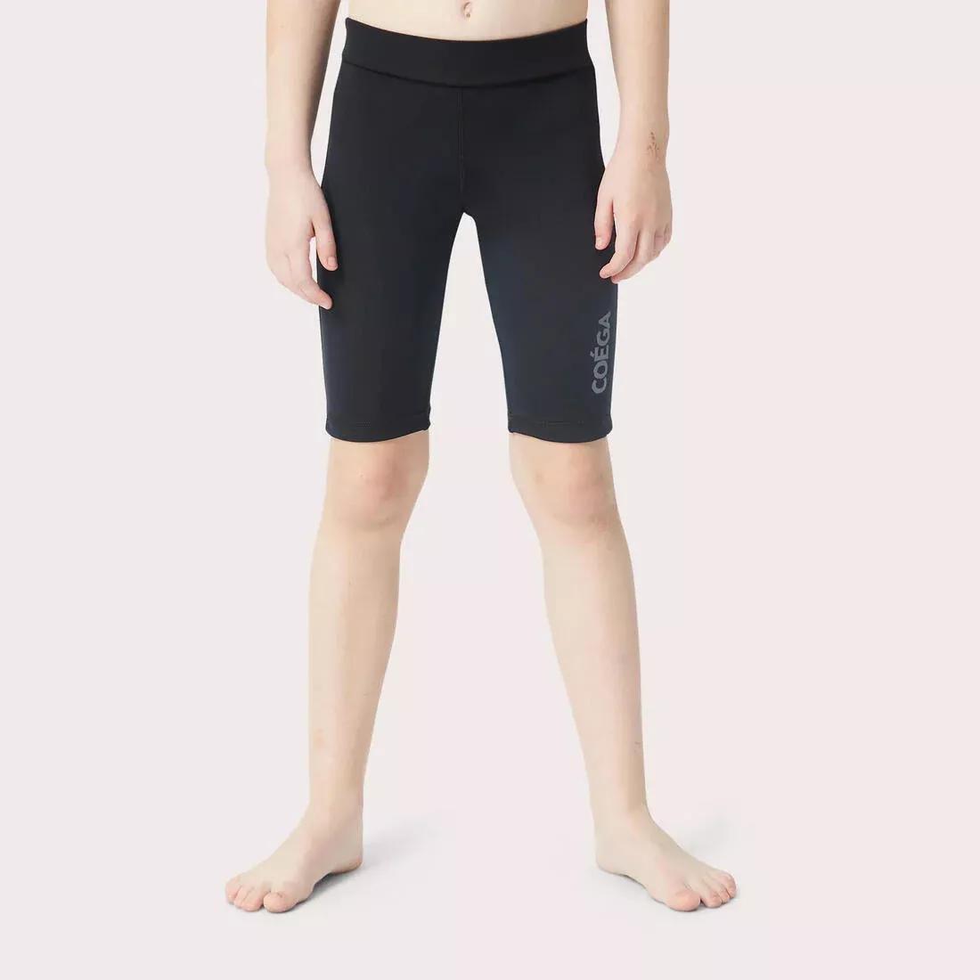 Kids Girls  Kids Swim Shorts - Long, Black, 5462_000, large image number 0