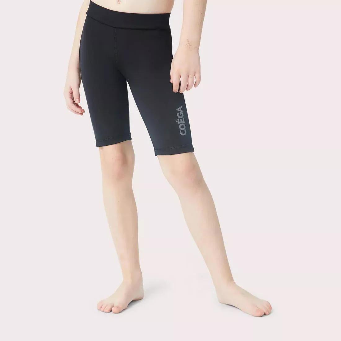 Kids Girls  Kids Swim Shorts - Long, Black, 5462_000, large image number 1