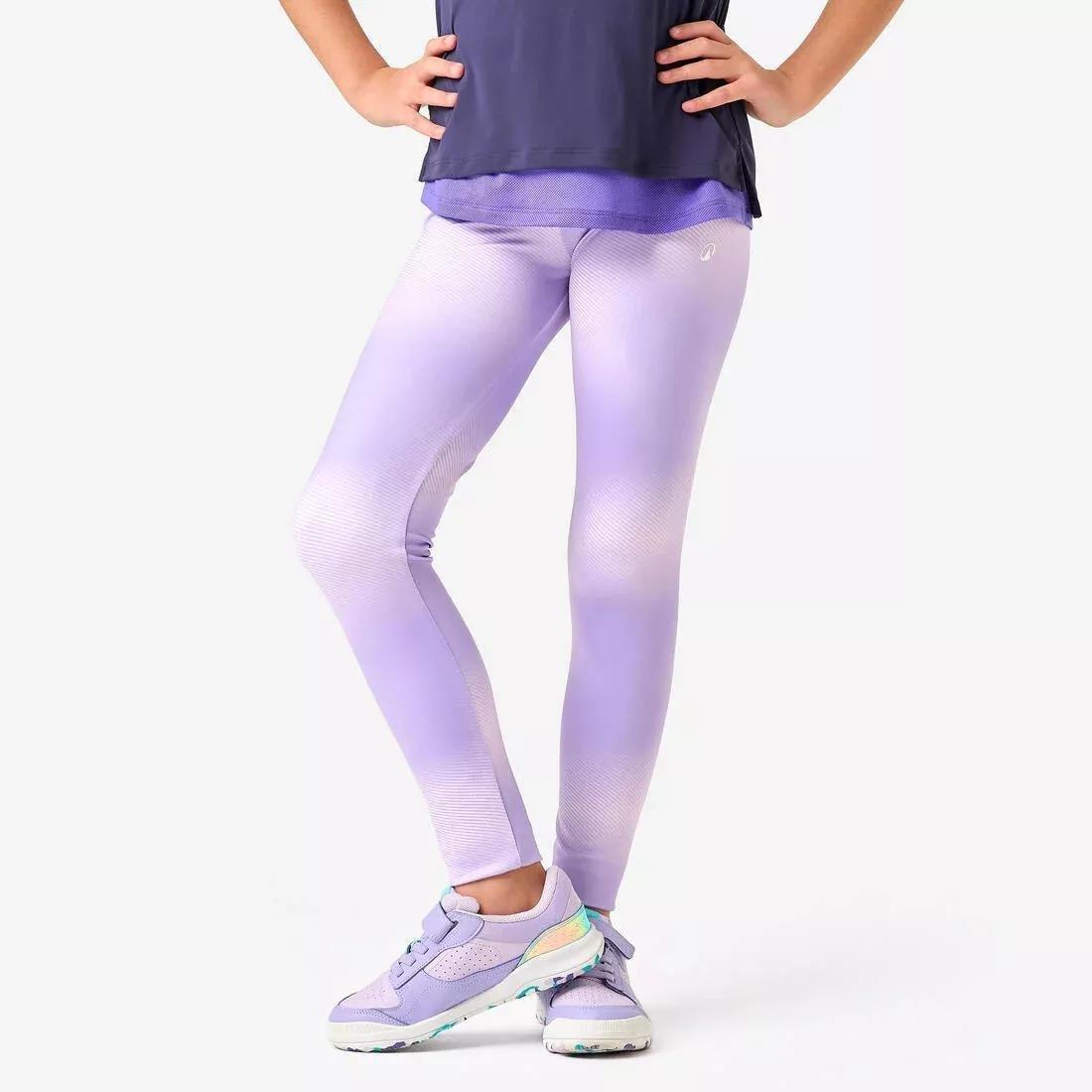 Kids Girls Breathable Leggings, Pink, No Color, large image number 1