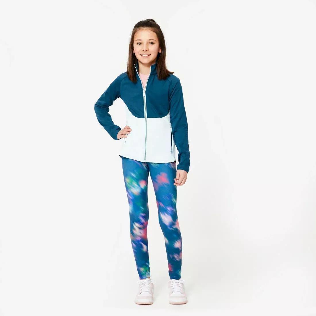 Kids Girls Breathable Leggings, Pink, No Color, medium