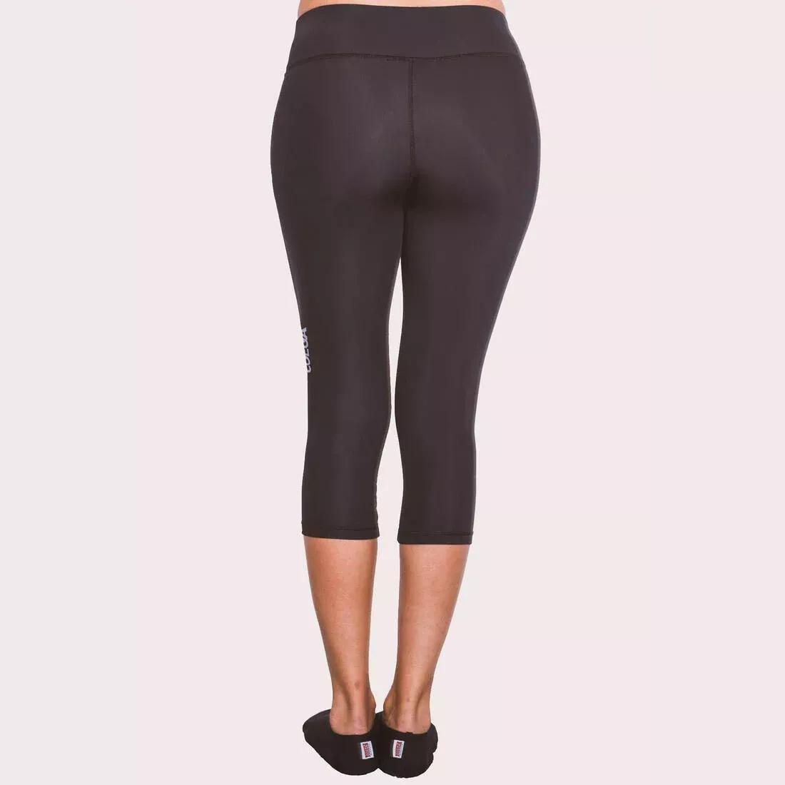 Women Swim Tights - 3/4 Length, Black, No Color, medium