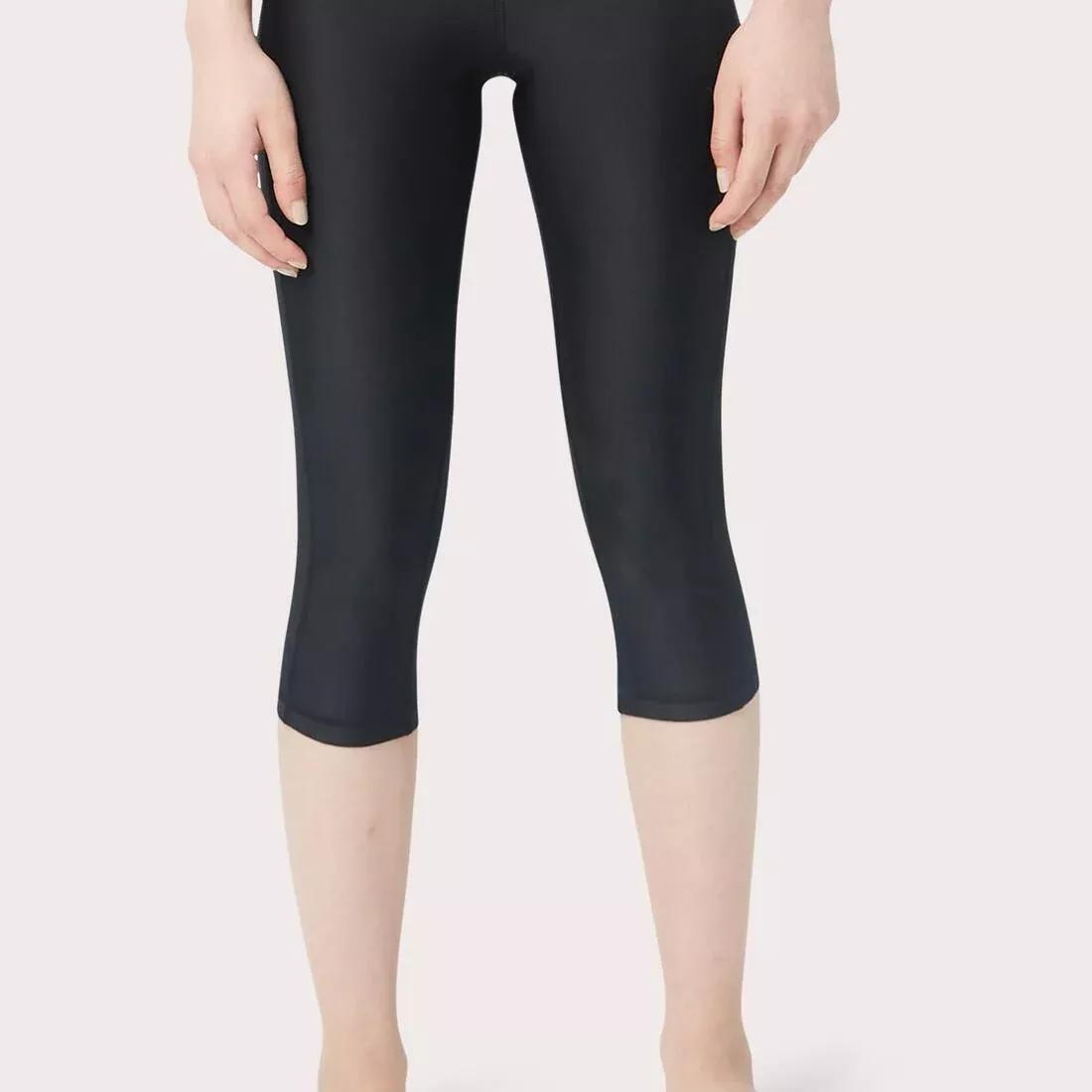 Kids Girls  Youth Swim Tights - 3/4 length, Black, , large image number 2