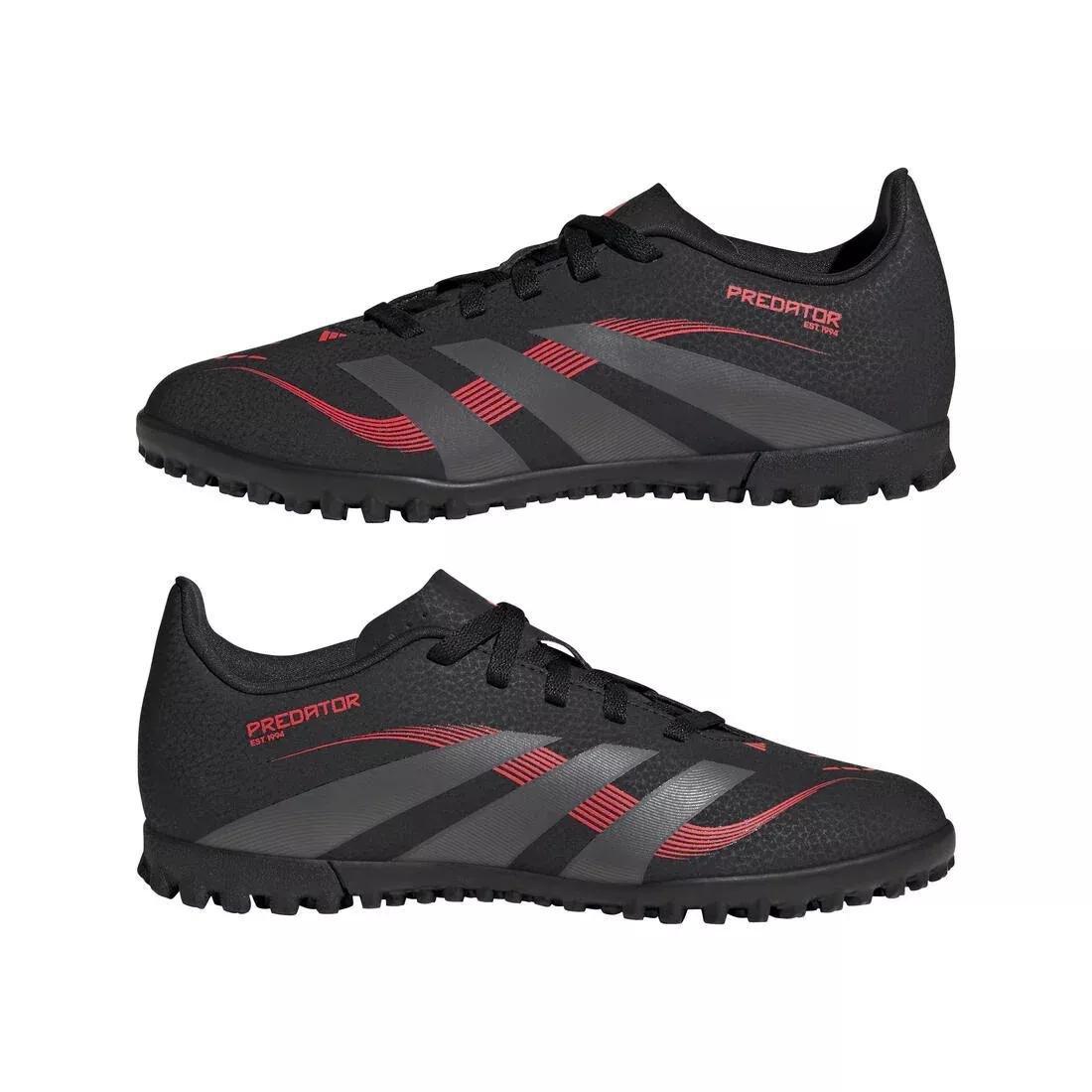 Unisex Kids Predator Club Turf Boots, No Color, large image number 6