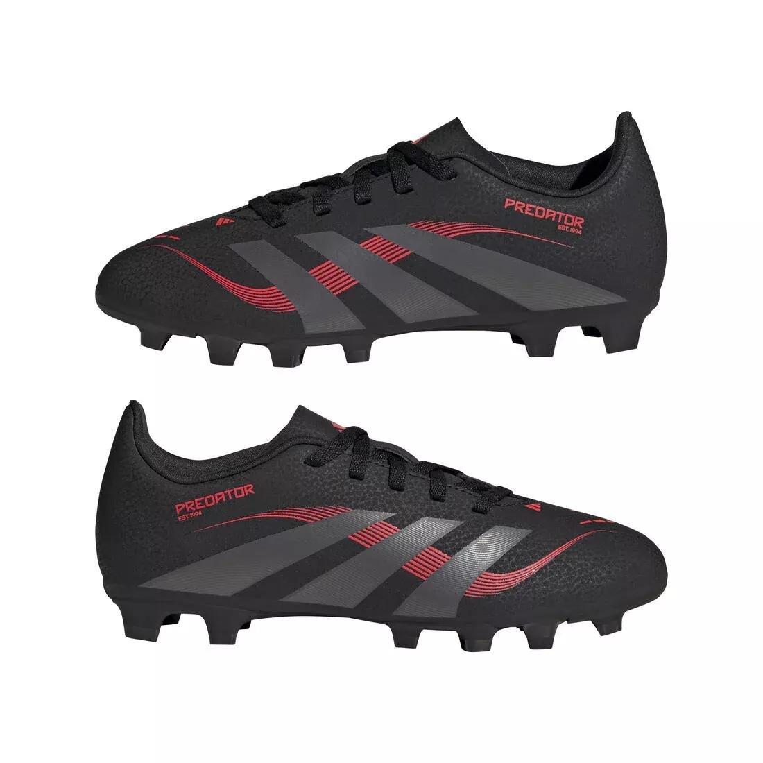 Kids Unisex Predator Club Firm / Multi-Ground Boots, Black, No Color, medium