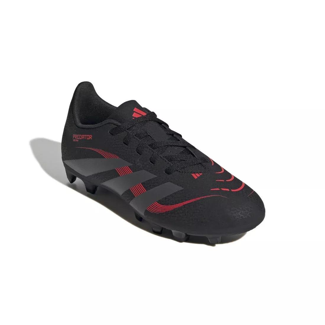 Kids Unisex Predator Club Firm / Multi-Ground Boots, Black, No Color, medium