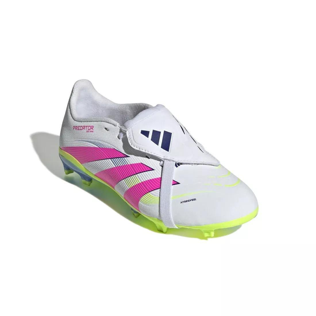 Unisex Kids Predator League Fold-Over Tongue Firm Ground Boots, , large image number 1