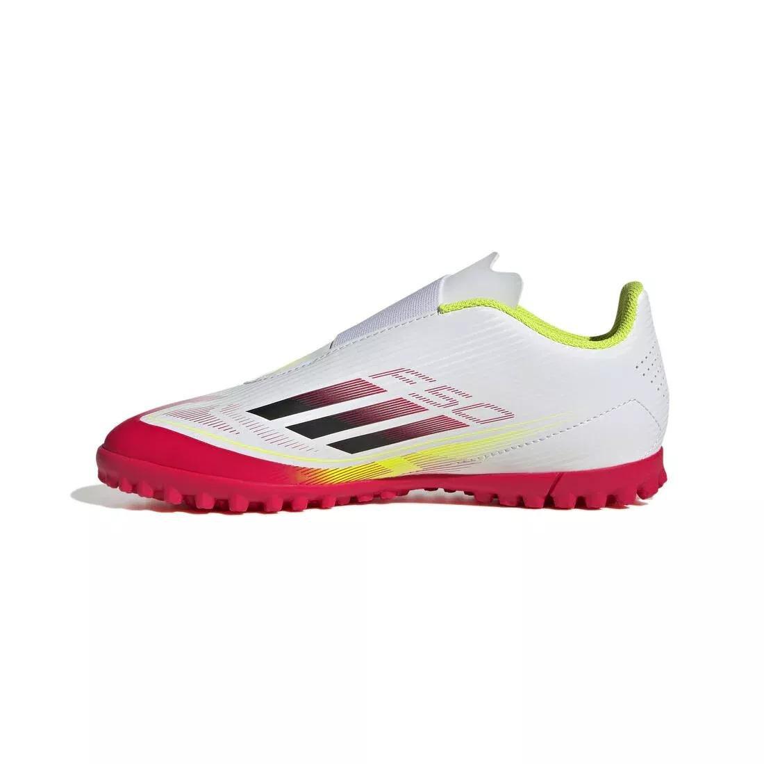 Unisex F50 Club Hook-and-Loop Turf Boots Kids, No Color, large image number 8