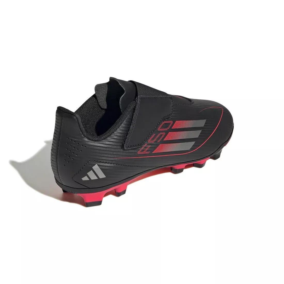 Unisex Kids F50 Club Hook-and-Loop Firm/Multi-Ground Boots, No Color, large image number 7
