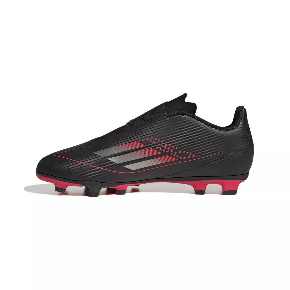 Unisex Kids F50 Club Hook-and-Loop Firm/Multi-Ground Boots, No Color, large image number 8