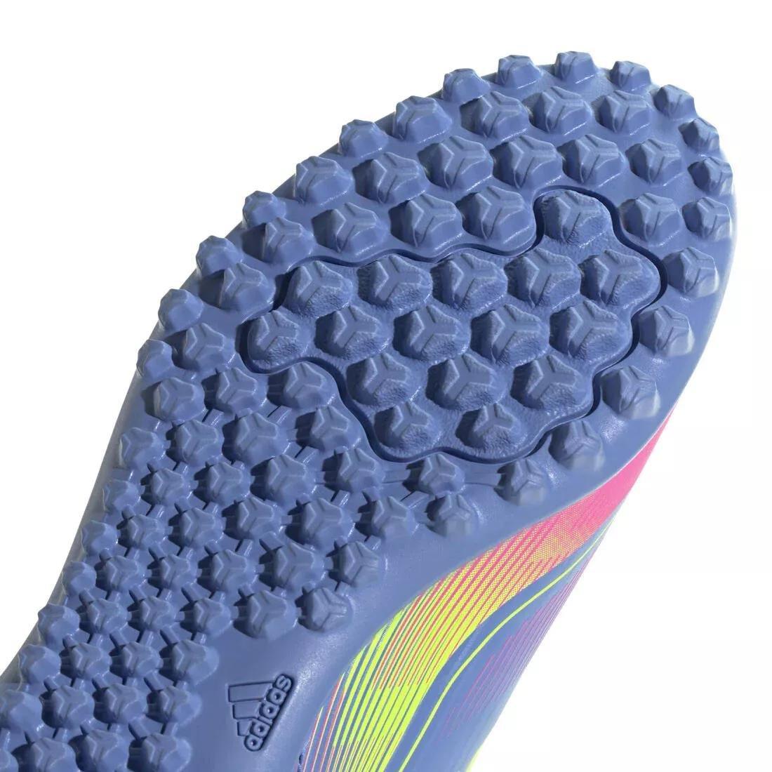 Kids Unisex F50 Club Turf Boots, Blue, , large image number 4