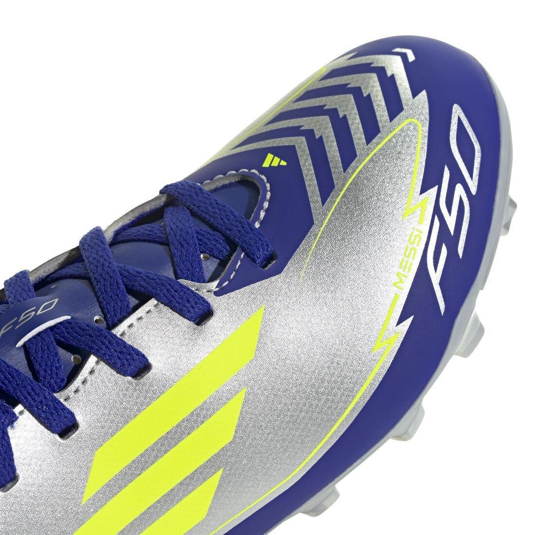 Unisex Kids F50 Club Messi Firm/Multi-Ground Boots, No Color, large image number 4