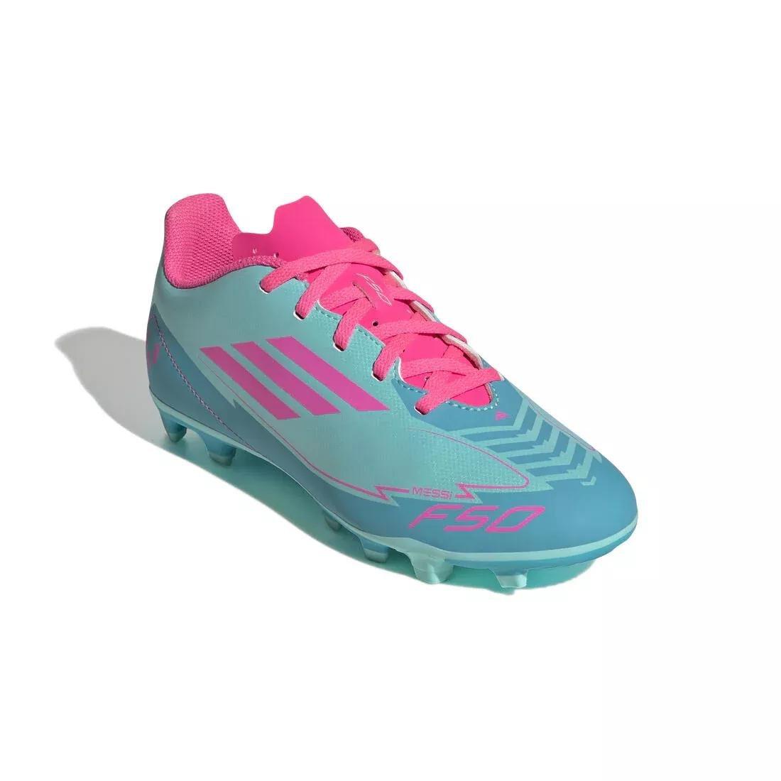 Unisex Kids F50 Club Messi Firm/Multi-Ground Boots, , large image number 0