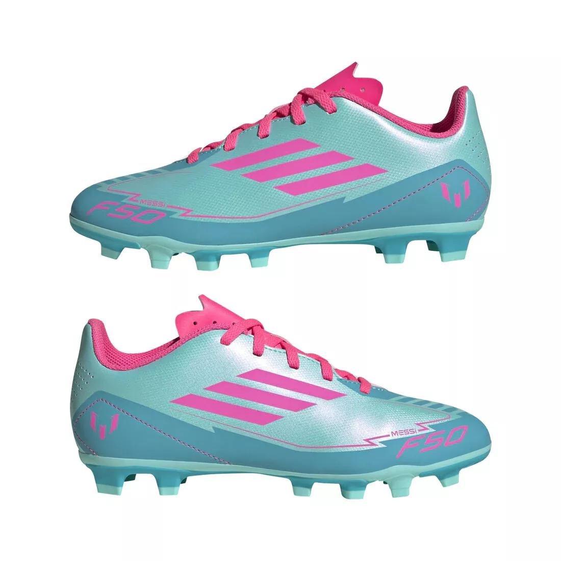 Unisex Kids F50 Club Messi Firm/Multi-Ground Boots, , large image number 8