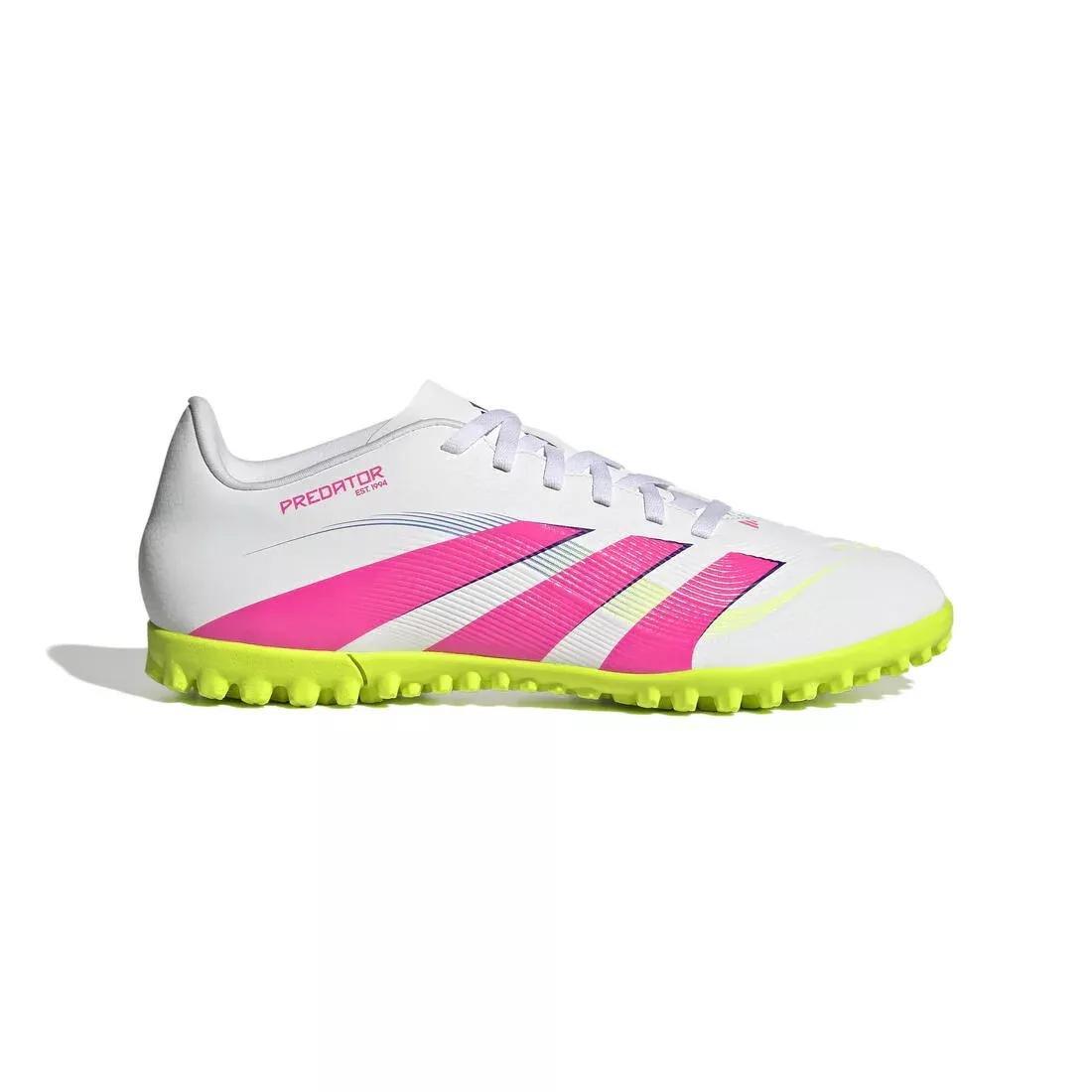 Unisex Predator Club Turf Boots, White, No Color, large image number 0