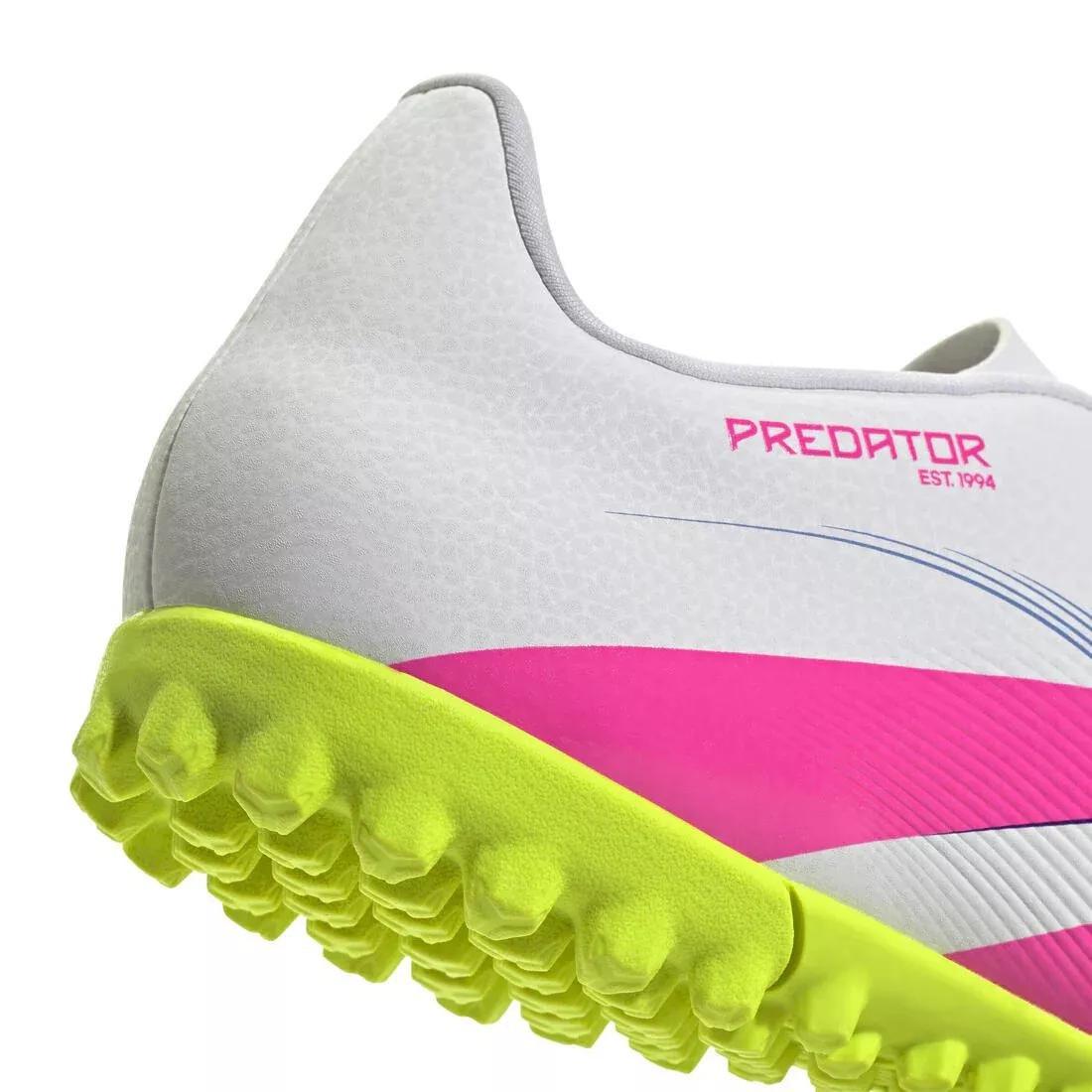 Unisex Predator Club Turf Boots, White, No Color, large image number 3