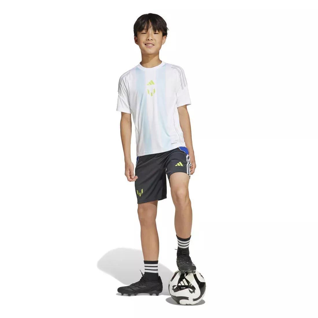 Unisex Kids Messi Shorts, No Color, large image number 3