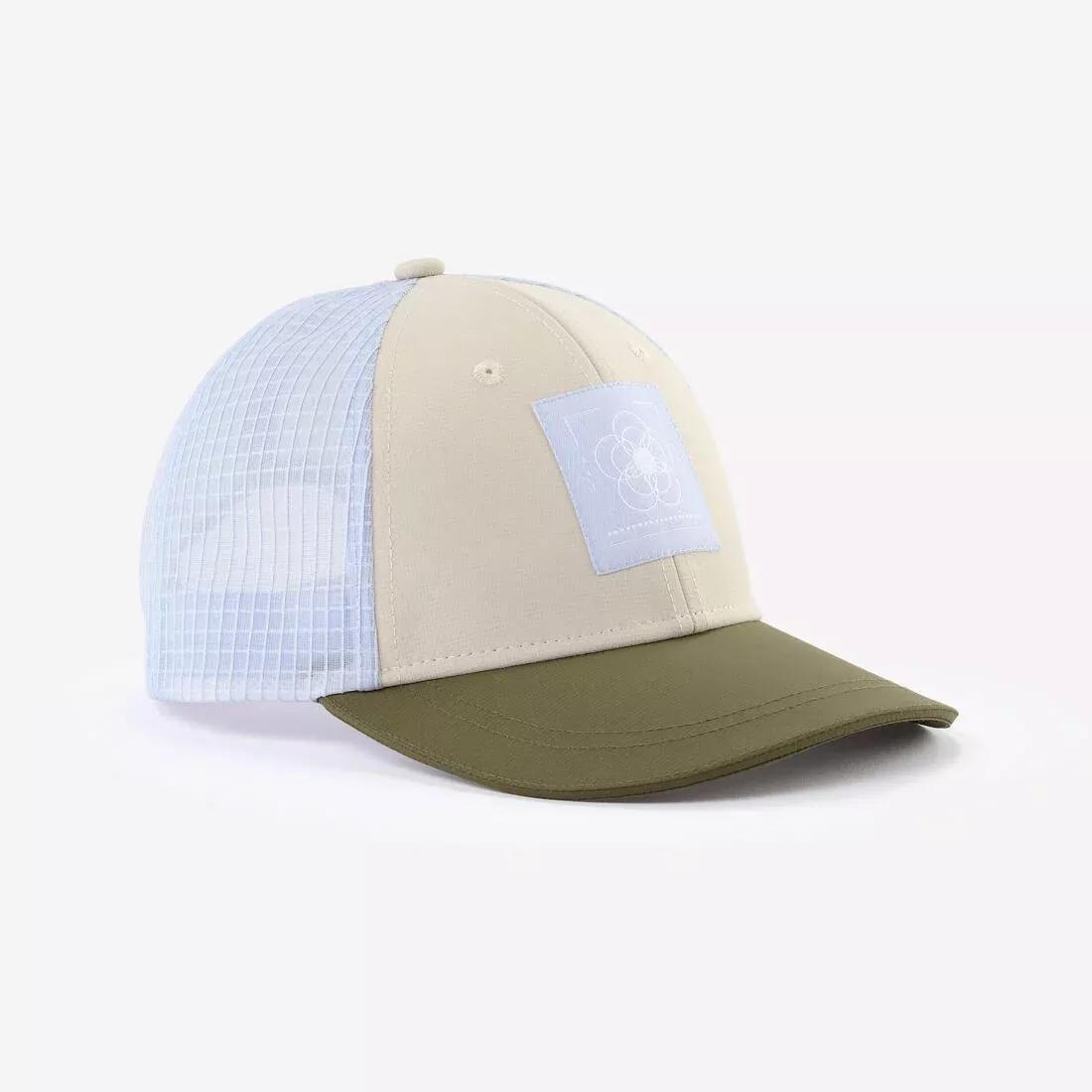 Kids Trucker Hiking Cap - MH100 - 7-15 Years, Purple, No Color, large image number 1