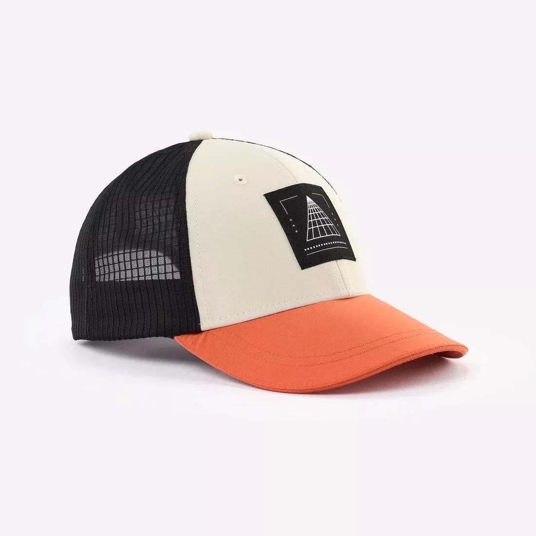 Kids Trucker Hiking Cap - MH100 - 7-15 Years, Purple, No Color, large image number 2