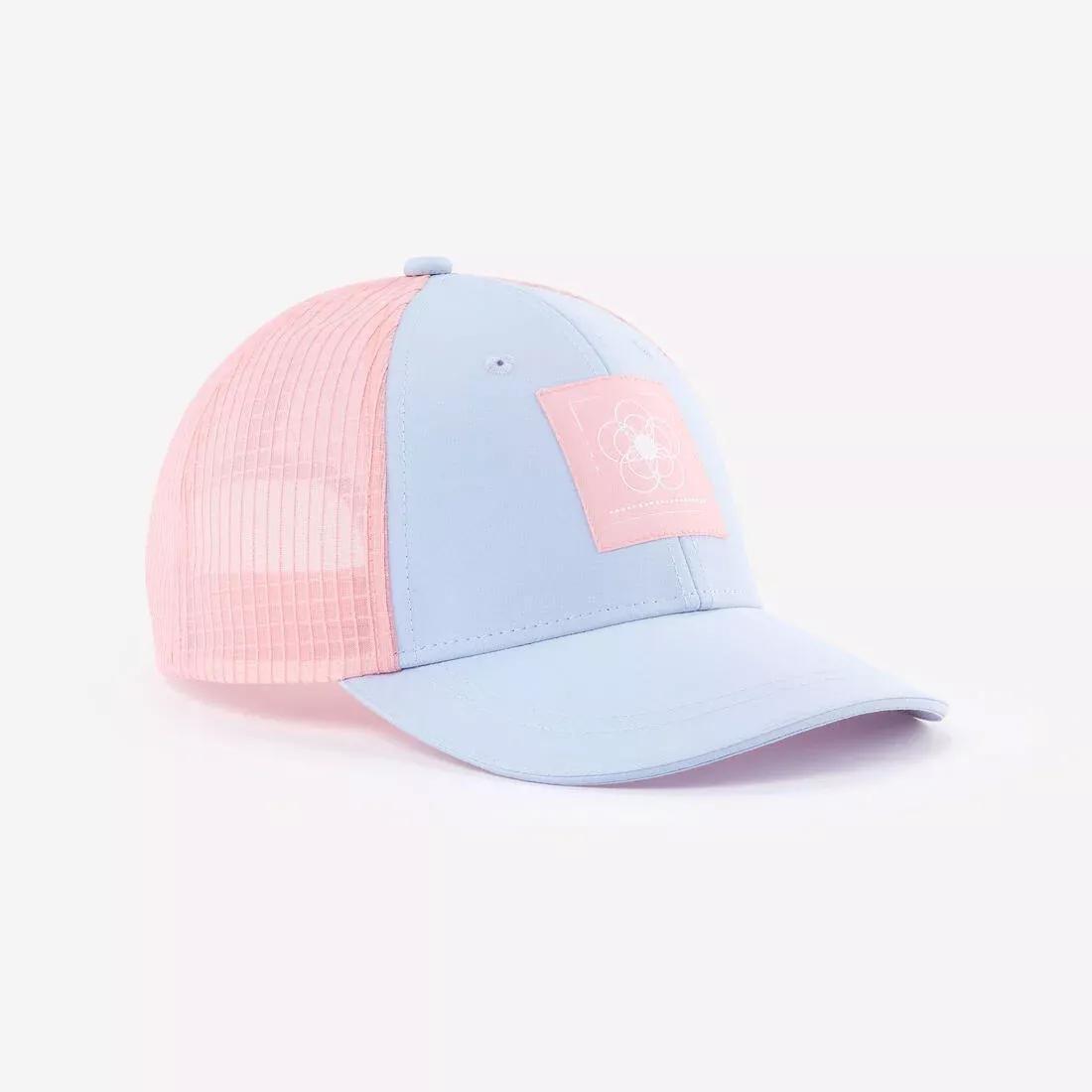 Kids Trucker Hiking Cap - MH100 - 7-15 Years, Purple, No Color, large image number 3