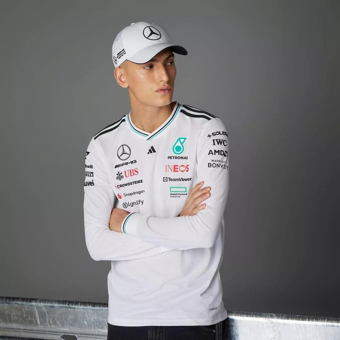 Unisex Mercedes - AMG Petronas Formula One Team Driver Cap, White, , large image number 9