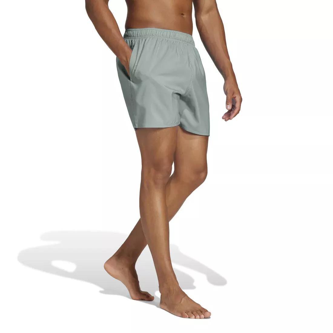Solid CLX Short-Length Swim Shorts, No Color, medium