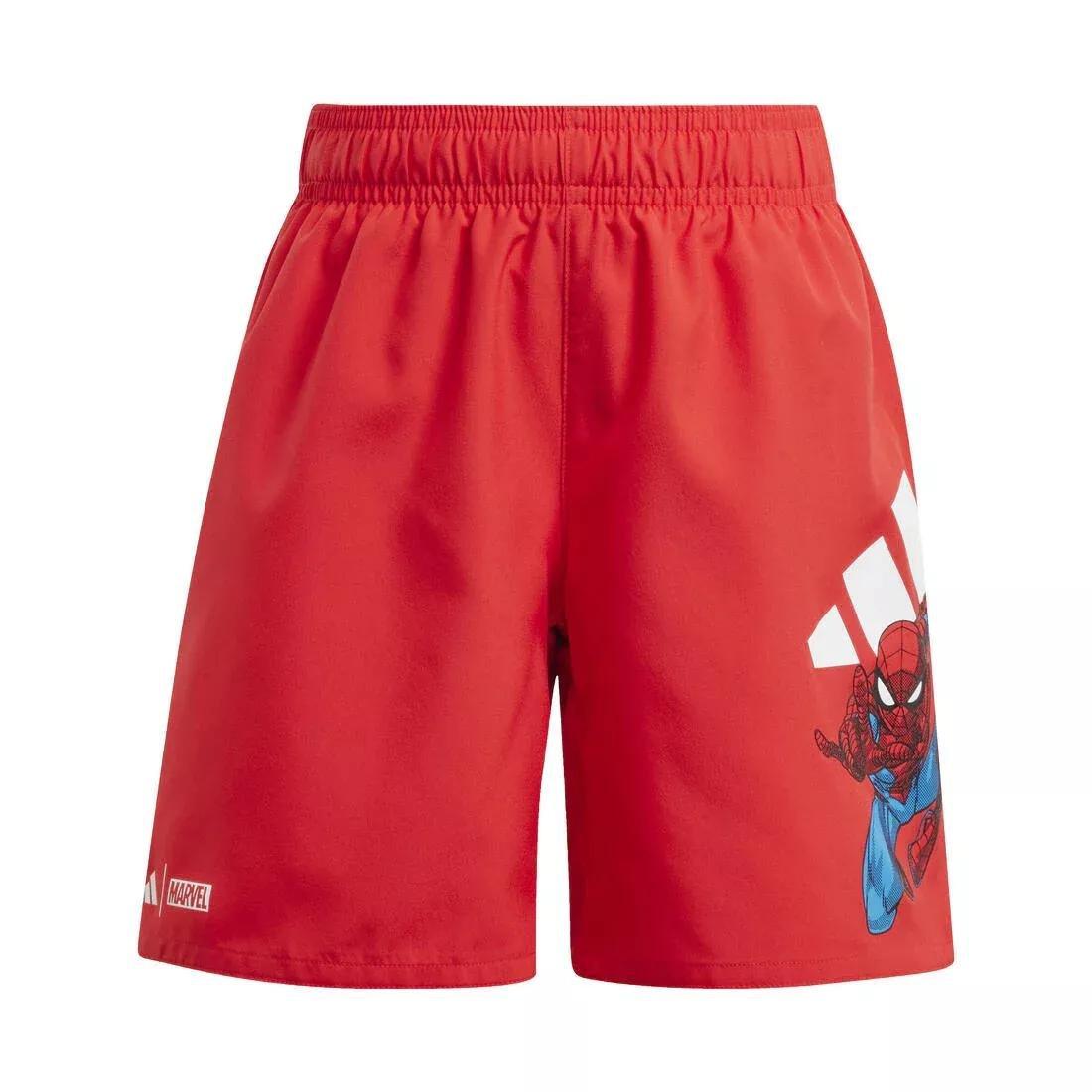 Kids Adidas X Marvel Spider-Man Swim Shorts 5 Inch, No Color, large image number 0
