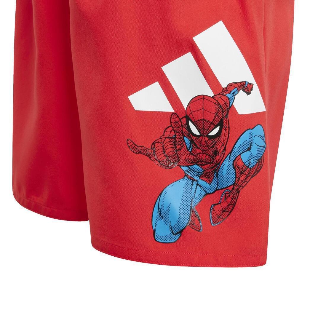 Kids Adidas X Marvel Spider-Man Swim Shorts 5 Inch, No Color, large image number 2