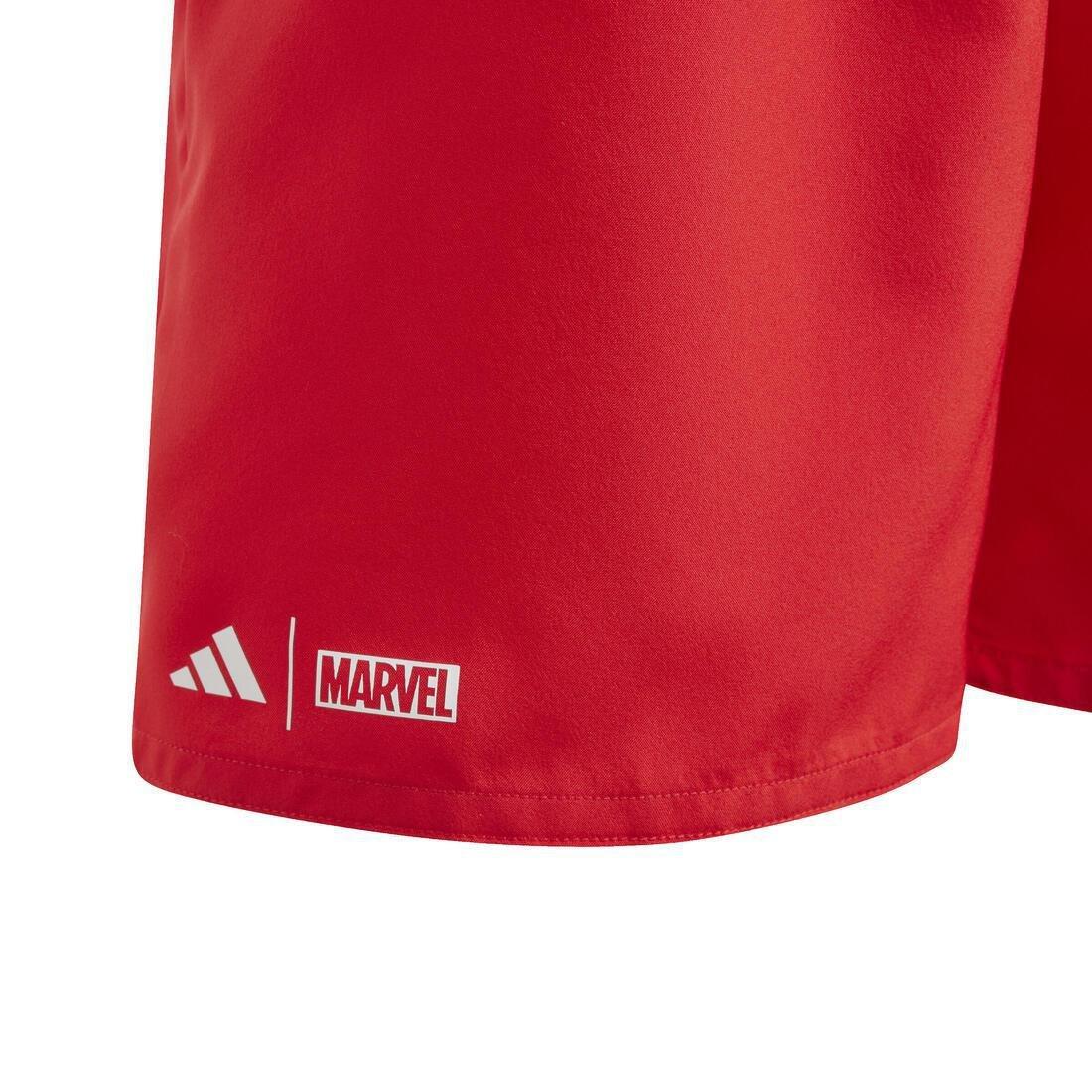 Kids Adidas X Marvel Spider-Man Swim Shorts 5 Inch, No Color, large image number 4