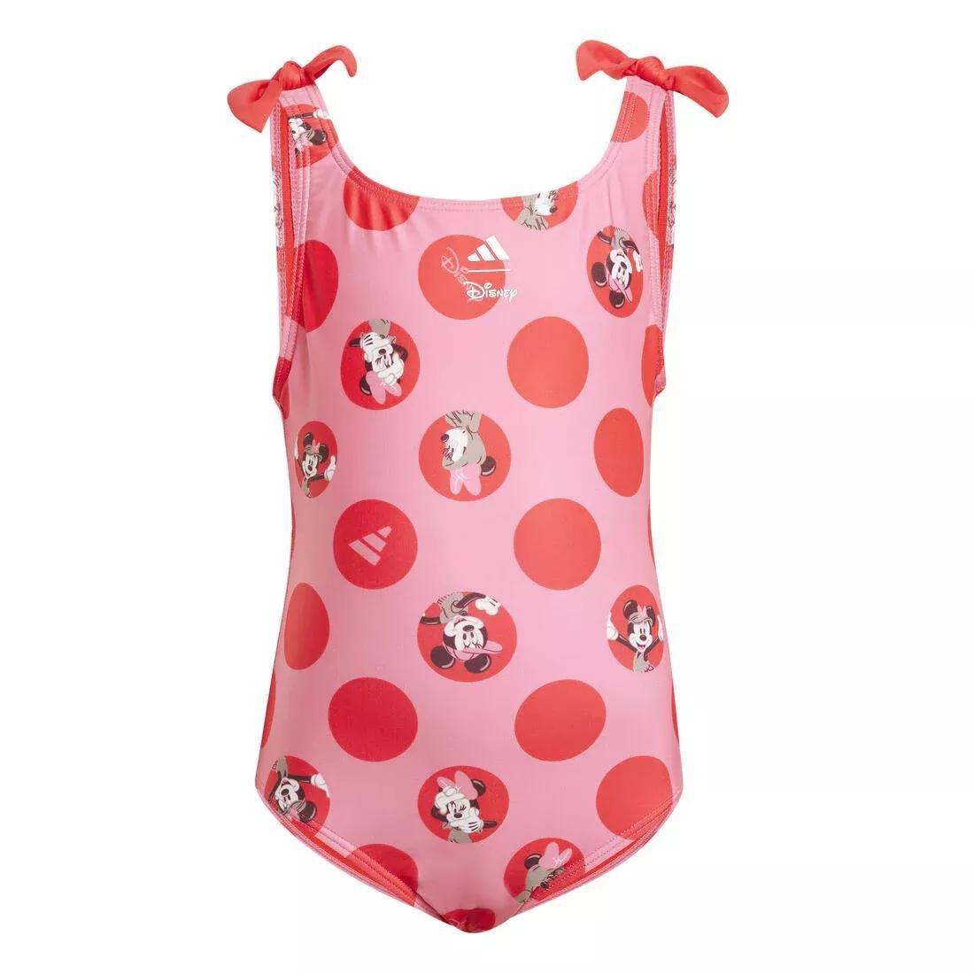 Kids Adidas X Disney Minnie Mouse Swimsuit, No Color, medium