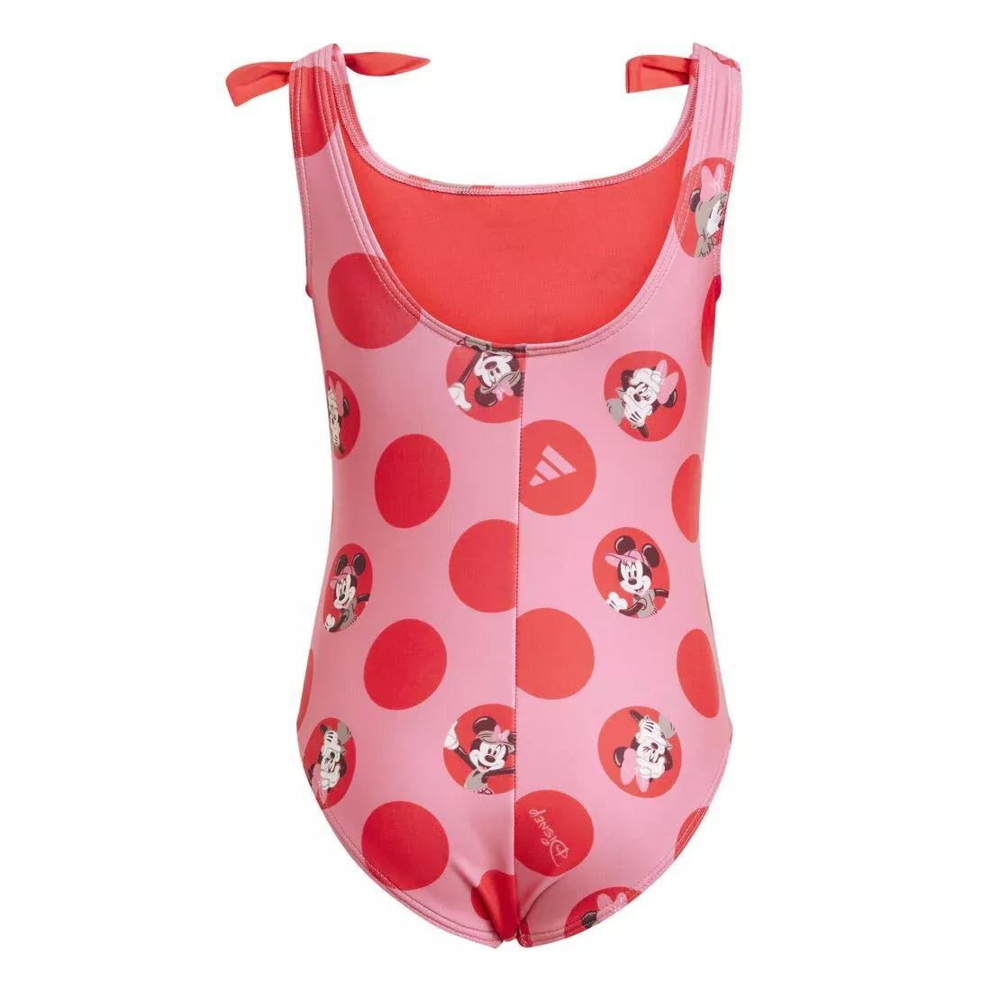 Kids Adidas X Disney Minnie Mouse Swimsuit, No Color, medium