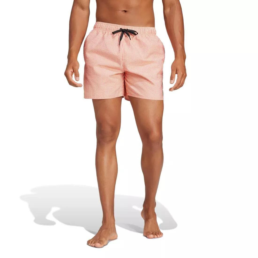 Stripey Classics Swim Shorts, Pink, No Color, large image number 0