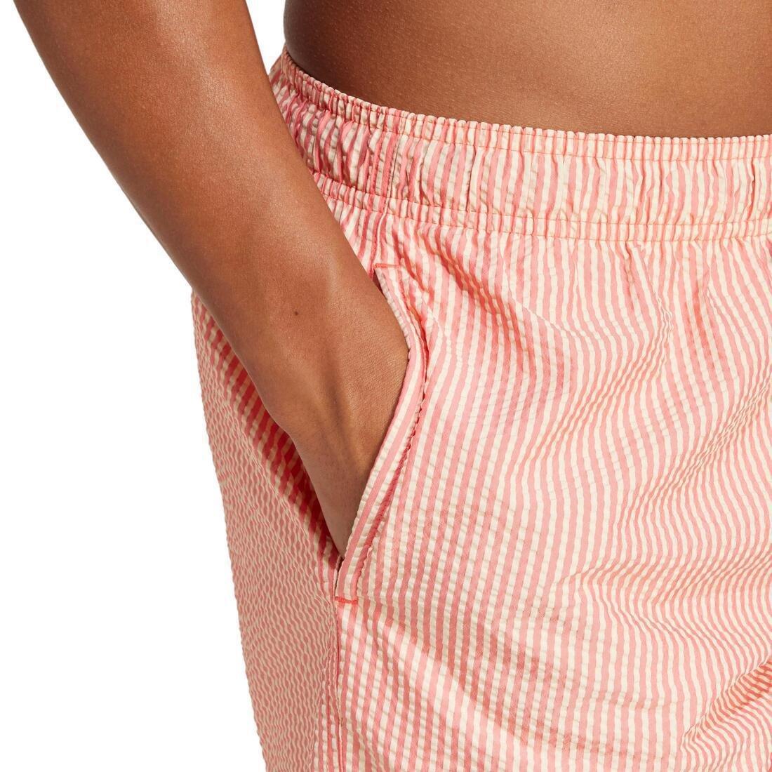Stripey Classics Swim Shorts, Pink, No Color, large image number 4